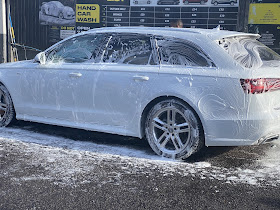 Flash snow foam hand car wash
