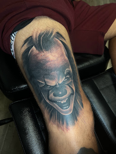 Explore soul eater tattoo ideas, creative tattoo ideas in Camden, available at Greywash Tattoo LLC