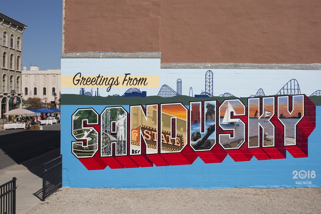 Greetings from Sandusky Mural
