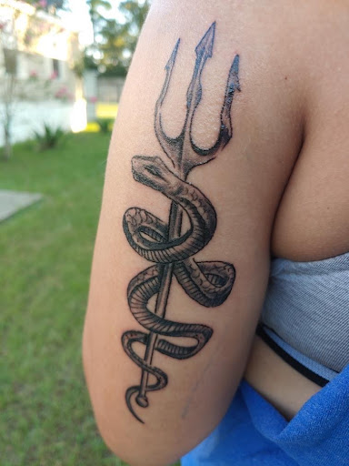 Explore griffin tattoo ideas, creative tattoo ideas in Conroe, available at Monsters Ink, LLC