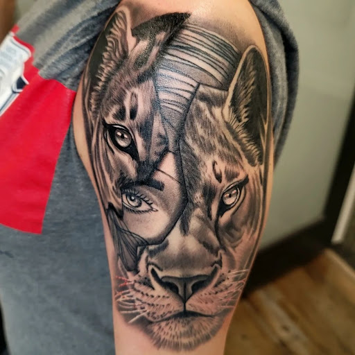 Explore tattoo ideas for gangsters, creative tattoo ideas in Deptford, available at 12 oz Studios Tattoos, Piercing, and Permanent Cosmetics Deptford