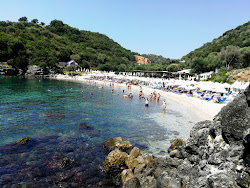 Foto von Mikri Ammos Strand befindet sich in natürlicher umgebung