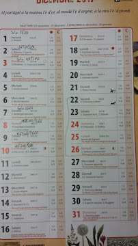 Da Gigi à Mantua menu