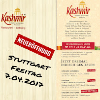 Indisches Restaurant KASHMIR - Stuttgart (Weilimdorf) à Stuttgart menu