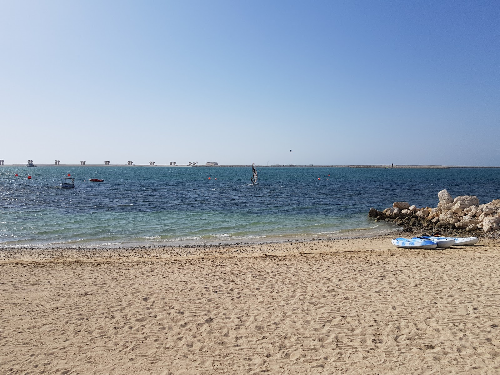 Photo of Jebel Ali Beach with turquoise pure water surface