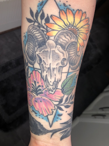 Explore greek goddess tattoo ideas, creative tattoo ideas in Black River Falls, available at SandHill Tattoo Co.