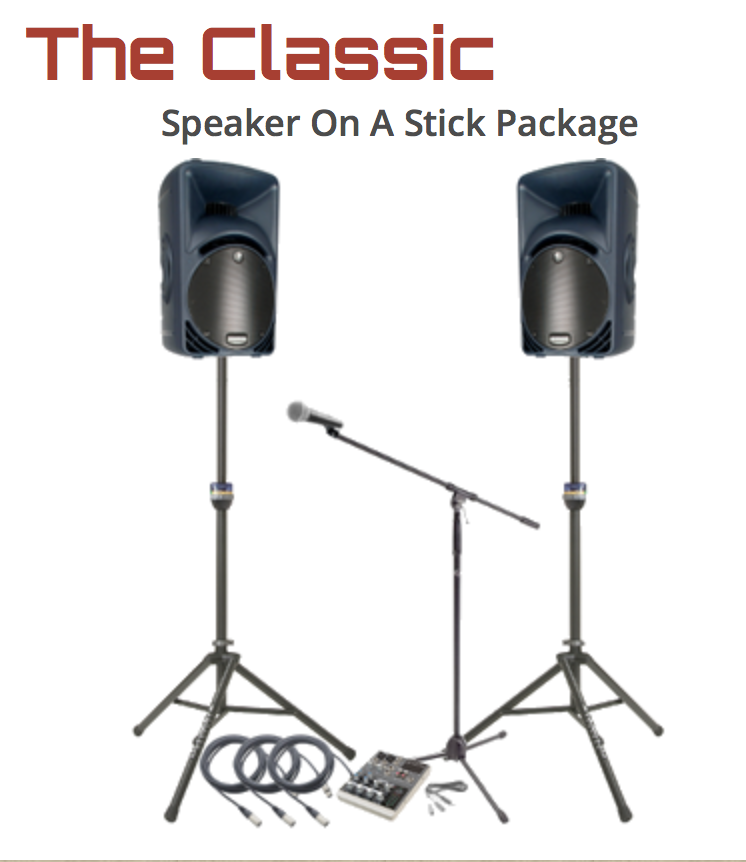 Speaker On A Stick