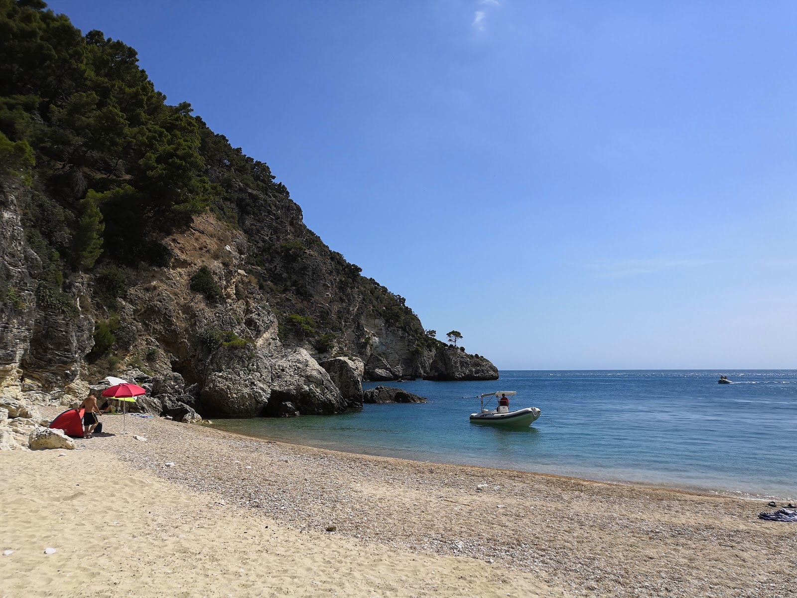 Foto di Spiaggia di Portogreco con molto pulita livello di pulizia