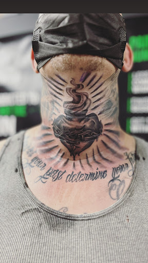 Explore portrait sleeve tattoo ideas, creative tattoo ideas in Cadillac, available at Limitless Ink Tattoo Studio