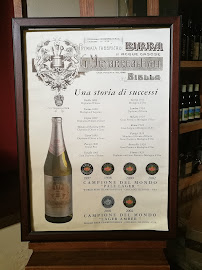 Menu du Simposio à Inverigo