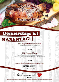 Menu / carte de Passage Stube à Langenfeld