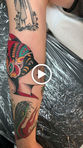 Explore mens tattoo sleeve idea, creative tattoo ideas in Milwaukee, available at MANIA Tattoos Milwaukee