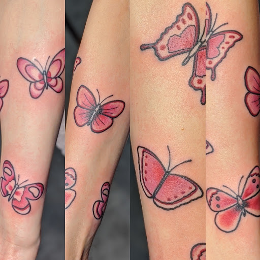 Explore men bicep tattoo ideas, creative tattoo ideas in Omaha, available at Skin Deep Tattoo and Body Piercing