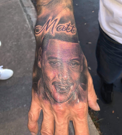 Explore tattoo of son's name ideas, creative tattoo ideas in Round Rock, available at Beto Tats