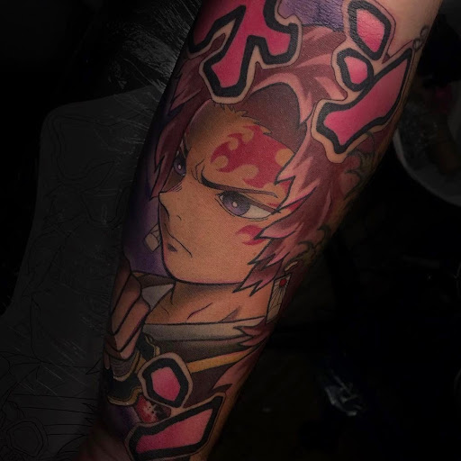 Explore tattoo chest ideas, creative tattoo ideas in Kissimmee, available at Fallen Sparrow Tattoo Co