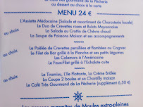 La Pêcherie à Le Verdon-sur-Mer menu