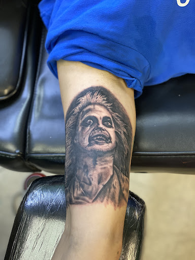 Explore inner arm cover up tattoo ideas, creative tattoo ideas in Waynesboro, available at Hessoms Ink