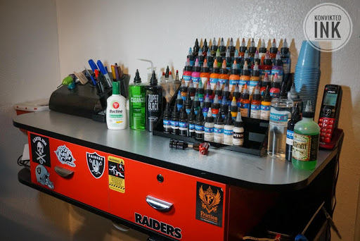 Find tattoo ideas for leg for your next unique tattoo in Clearlake at Konvikted Ink