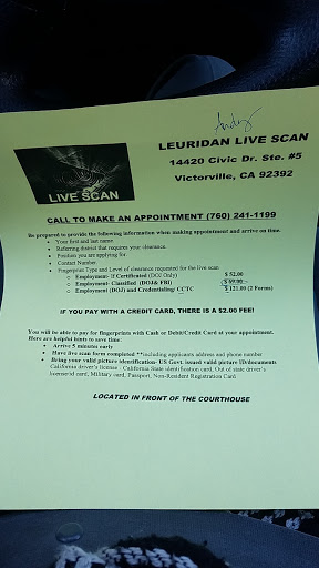 Leuridian Live Scan