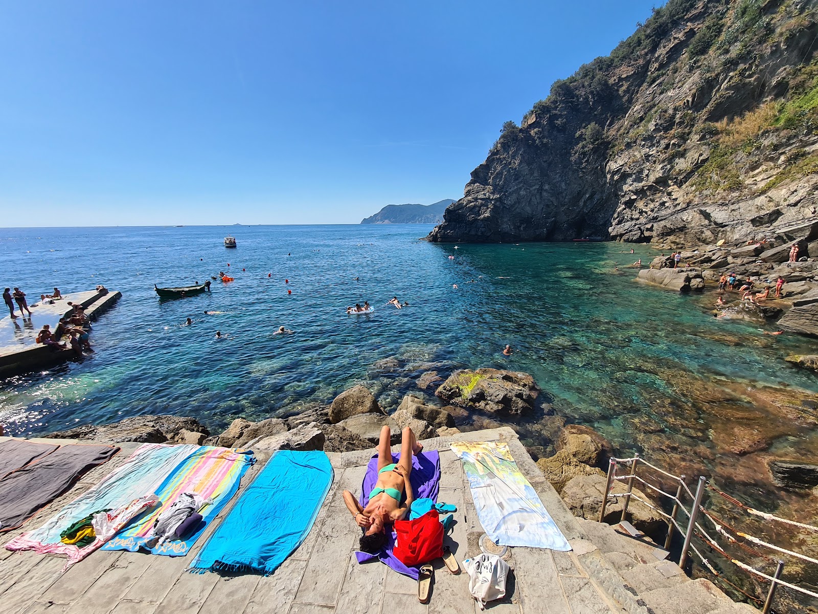 Photo de Marina di Corniglia avec plage sans baie