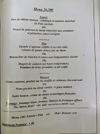 Restaurant Restaurant Ô Puits à Nevers (le menu)