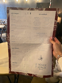 Restaurant Le Passage Saint Honoré à Paris (la carte)