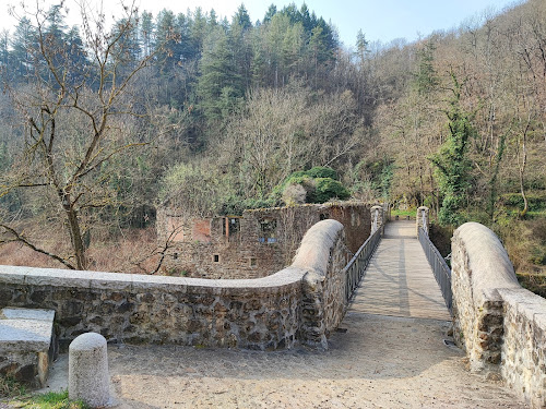 Pont suspendu de Moulin sur Cance à Vernosc-lès-Annonay