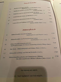 Menu du Dschingis Chan à Aachen