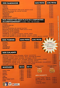 Restaurant Marmara à Cuise-la-Motte menu