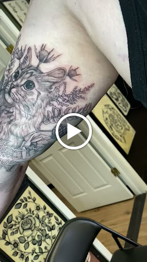 Explore reflection tattoo ideas, creative tattoo ideas in Grandville, available at Lighthouse Tattoo Company