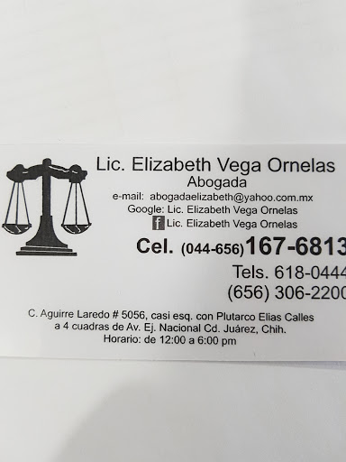 Bufete juridico Lic Elizabeth Vega Ornelas
