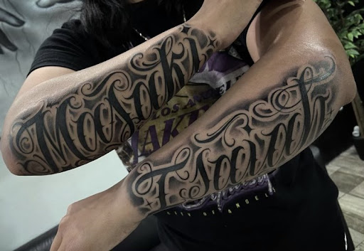 Explore cover up tattoo ideas on shoulder, creative tattoo ideas in San Antonio, available at Firme Copias Tattoo Studio
