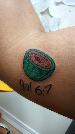 Explore last name back tattoo ideas, creative tattoo ideas in The Dalles, available at Tattooing by Denver Monaghan