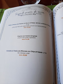 Rinascimento à Vigevano menu