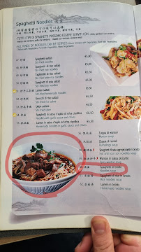 Carte du Xin Fu Ji 25 à Milan