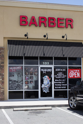 Barber Shop «Headlines Barber Shop», reviews and photos, 6431 E County Line Rd #103, Tampa, FL 33463, USA
