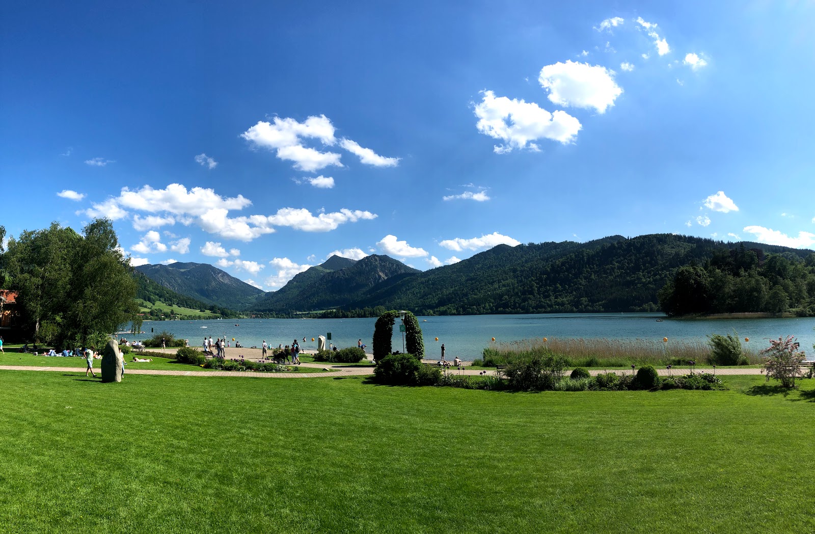 Foto van Strandbad Schliersee met direct strand