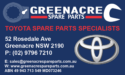 Greenacre Spare Parts - Toyota Only Dismantlers