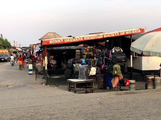 Market, Bonny, Nigeria, Chicken Restaurant, state Rivers