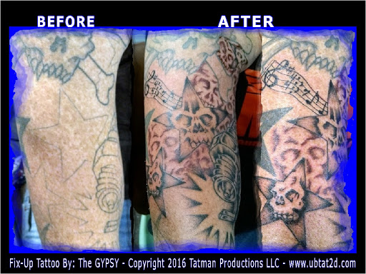 Explore cover up tattoos ideas forearm, creative tattoo ideas in Topeka, available at Artist Alley Studio Tattoos & Piercings