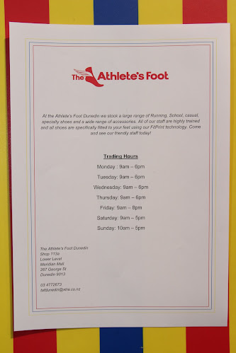 Comments and reviews of The Athlete's Foot Dunedin