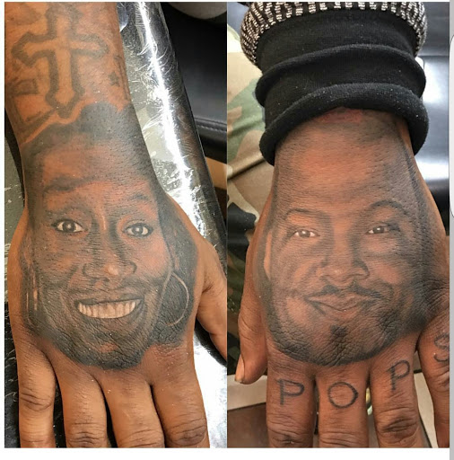 Explore mom dad tattoo ideas, creative tattoo ideas in Oakland, available at Ink N Thayngz