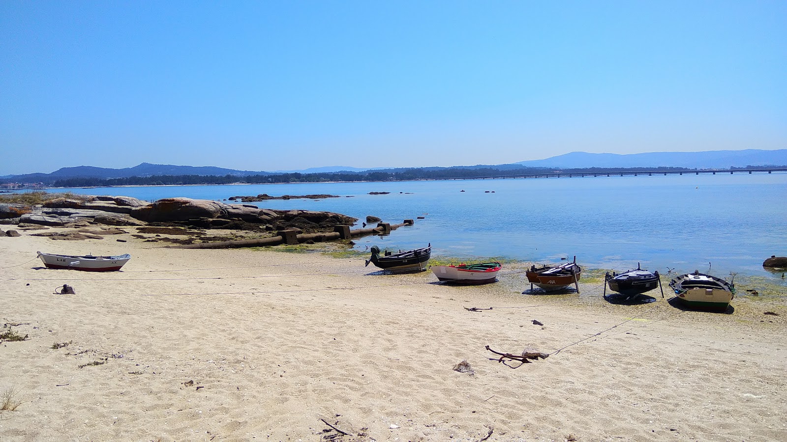 Photo de Praia de Riason avec un niveau de propreté de très propre