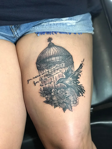 Explore inside elbow tattoo ideas, creative tattoo ideas in Shreveport, available at Legacy Ink Tattoo Studio