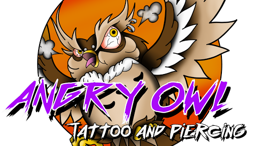 Explore haunted house tattoo ideas, creative tattoo ideas in Palm Harbor, available at Angry Owl Tattoo and Piercing