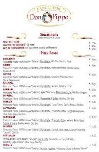 Menu / carte de L’Angolo Di Don Pippo à Riposto