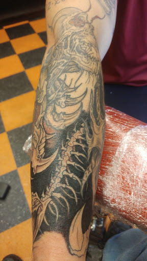 Explore side of head tattoo ideas, creative tattoo ideas in East Brookfield, available at Port of Worcester Tattoo, E. Brookfield