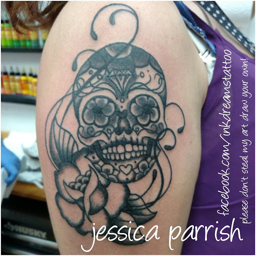 Explore butterfly tattoo sleeve ideas, creative tattoo ideas in Morristown, available at Ink Dreams Tattoo