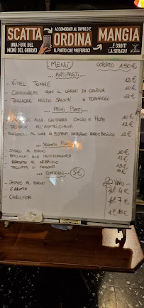Osteria Il Torchio à Turin menu
