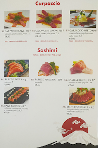 Carte du Ristorante cinese e giapponese Città delle Fontane à Ciampino